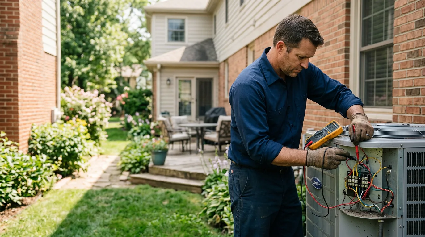 HVAC technician working near Glen Burnie, MD